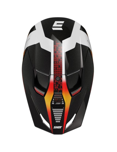 Casque Furious Electron SHOT Orange / Pearly