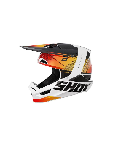Casque Furious Electron SHOT Orange / Pearly