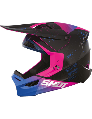 Casque Furious Matrix SHOT Purple / Glossy