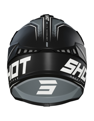 Casque Lite Prism SHOT Black White / Matt