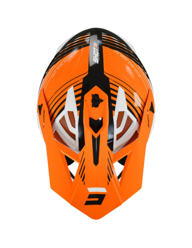 Casque Lite Fury SHOT Neon Orange / Glossy