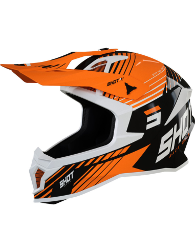 Casque Lite Fury SHOT Neon Orange / Glossy