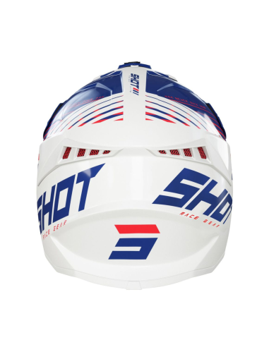 Casque Lite Fury SHOT Navy Red / Glossy