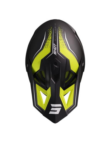 Casque Lite Prism SHOT Black Neon Yellow / Matt