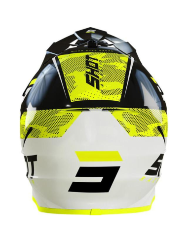 Casque Furious Camo Prism SHOT Neon Yellow / Glossy