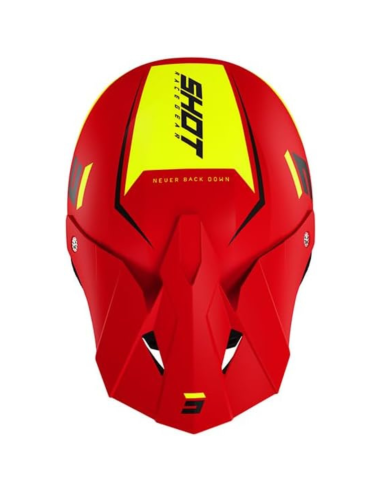 Casque Furious Chase SHOT Red Neon Yellow / Matt