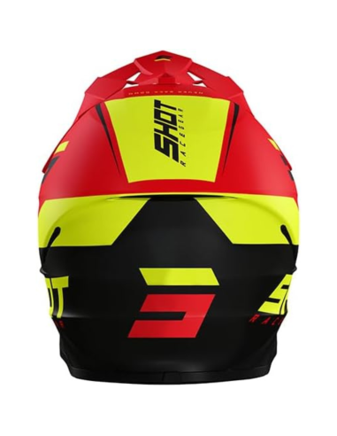 Casque Furious Chase SHOT Red Neon Yellow / Matt