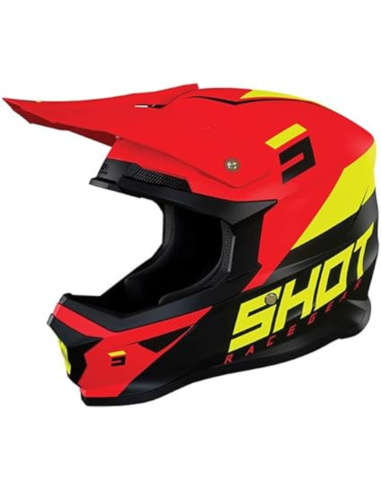 Casque Furious Chase SHOT Red Neon Yellow / Matt