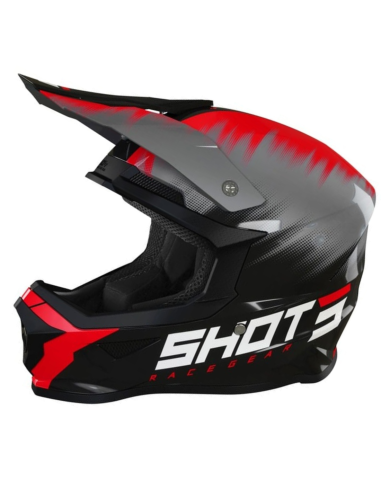 Casque Furious Versus SHOT Red / Glossy