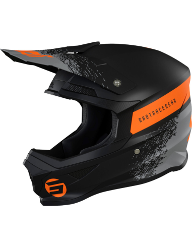 Casque Furious Roll SHOT Black Orange / Matt