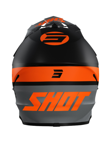 Casque Furious Roll SHOT Black Orange / Matt
