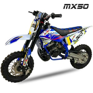 Varman MX50 motocross Italjet 50cc : freins hydrauliques, roues 10 pouces | Pitracing