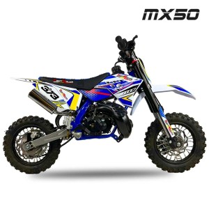Varman MX50 motocross Italjet 50cc : freins hydrauliques, roues 10 pouces | Pitracing