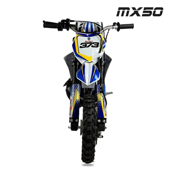 Varman MX50 motocross Italjet 50cc : freins hydrauliques, roues 10 pouces | Pitracing