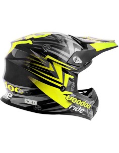 Casque Cross Voodoo Ride Icon SC15 JAUNE - PitRacing
