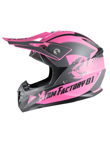 Casque enfant cross XTRM Factory ROSE - PitRacing