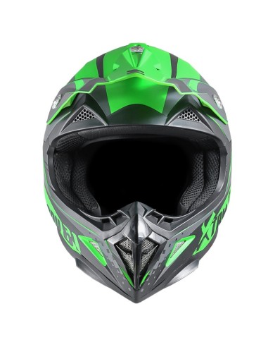 Casque enfant cross XTRM Factory VERT - PitRacing