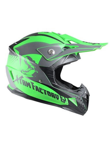 Casque enfant cross XTRM Factory VERT - PitRacing