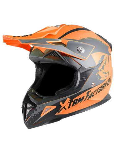 Casque enfant cross XTRM Factory ORANGE - PitRacing