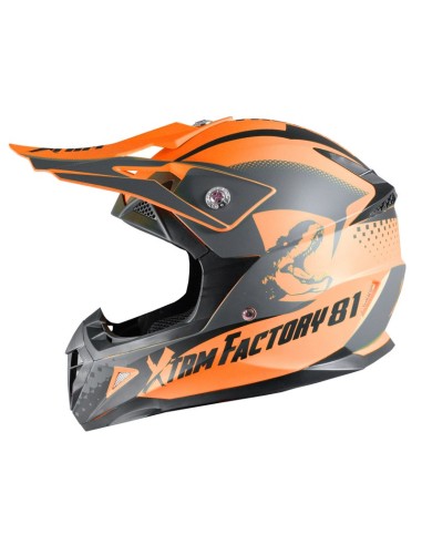 Casque enfant cross XTRM Factory ORANGE - PitRacing