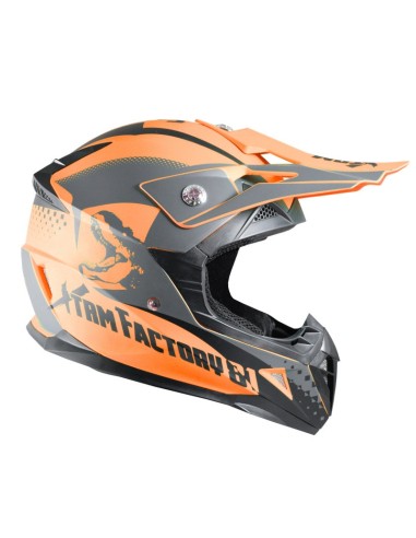 Casque enfant cross XTRM Factory ORANGE - PitRacing