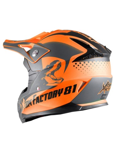 Casque enfant cross XTRM Factory ORANGE - PitRacing