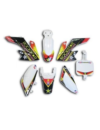 Kit déco + Kit plastique ROCKSTAR CRF-50 - PitRacing