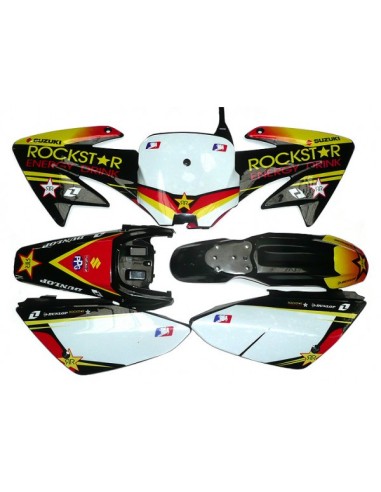 Kit déco + Kit plastique ROCKSTAR CRF-70 - PitRacing