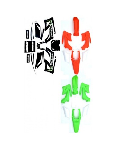 Kit déco + Kit plastique MONSTER TTR90 / orion AGB 27 / Sohoo / 99 - PitRacing