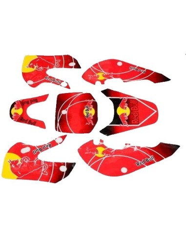 Kit déco + Kit plastique REDBULL KLX - PitRacing