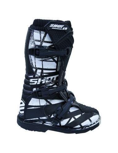 Bottes cross Shot K10 2.0 - ENFANT - BLACK