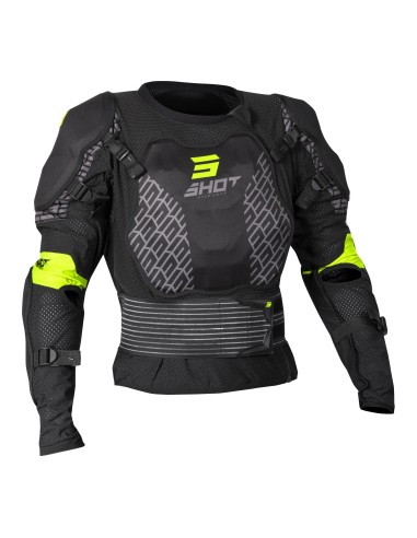Gilet de protection enfant Shot Optimal 2.0 Kid noir/jaune