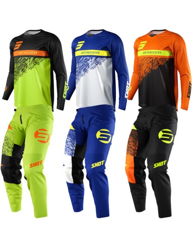 Pantalon cross enfant Shot DEVO KID ROLL - BLEU