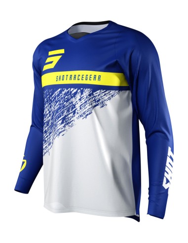 Maillot cross Shot DEVO KID ROLL - BLEU