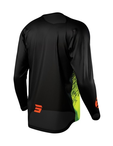 Maillot cross Shot DEVO KID ROLL - VERT / ORANGE