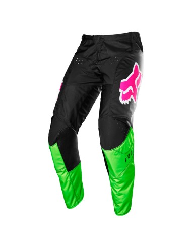 Pantalon Cross Fox Racing 180 Fyce Noir / Vert / Rose