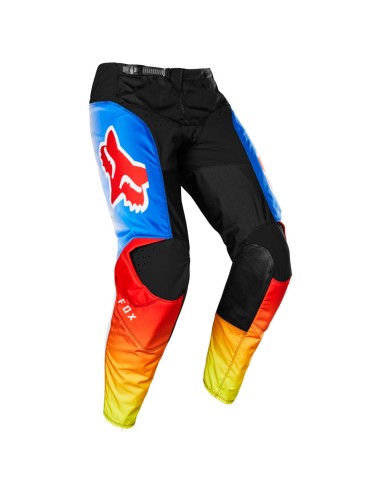 Pantalon Cross Fox Racing 180 Fyce Noir / Bleu / Rouge / Jaune