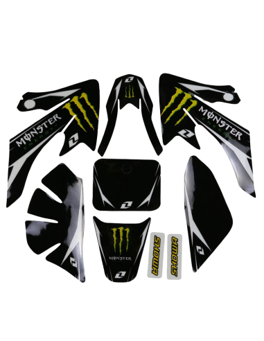 Kit déco + Kit plastique MONSTER ENERGY CRF-50 - PitRacing